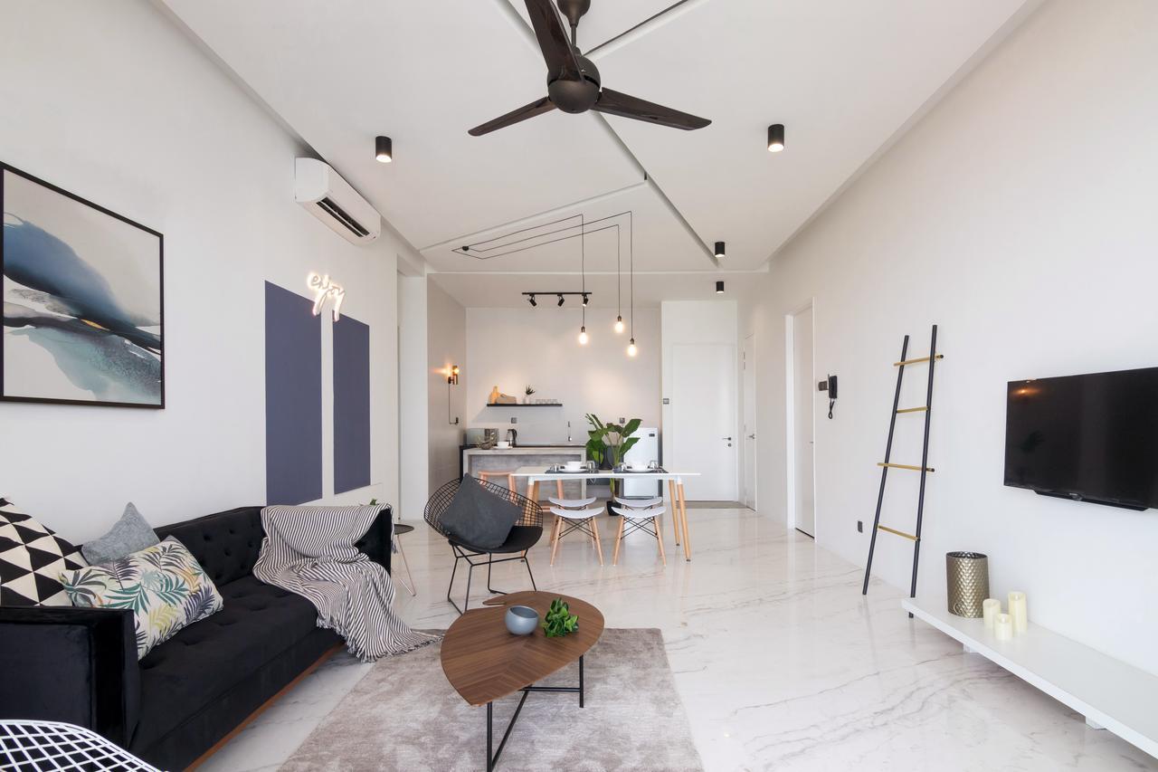 Arte Serviced Apartment @ Penang Gelugor Eksteriør billede